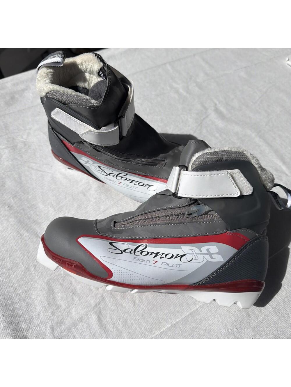 Ski Salomon Siam 7 Pilot S Cross Country  Ski Boots W Size 38  warm w 6